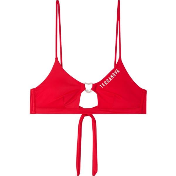 bikini Terranova rosso tinta unita
