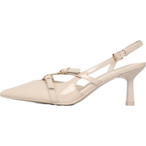 décolleté Terranova marrone tinta unita