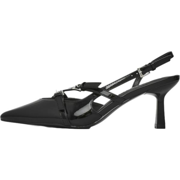 décolleté Terranova nero tinta unita