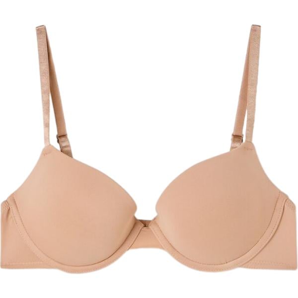 reggiseni push-up Terranova marrone tinta unita