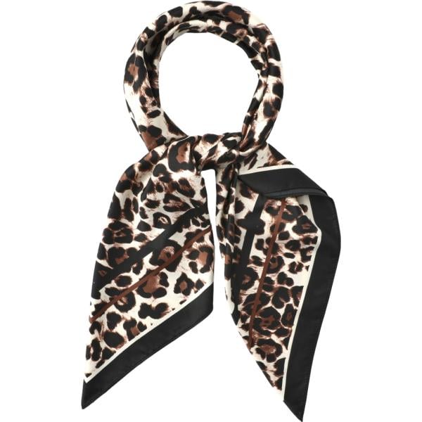 foulard Terranova nero animalier