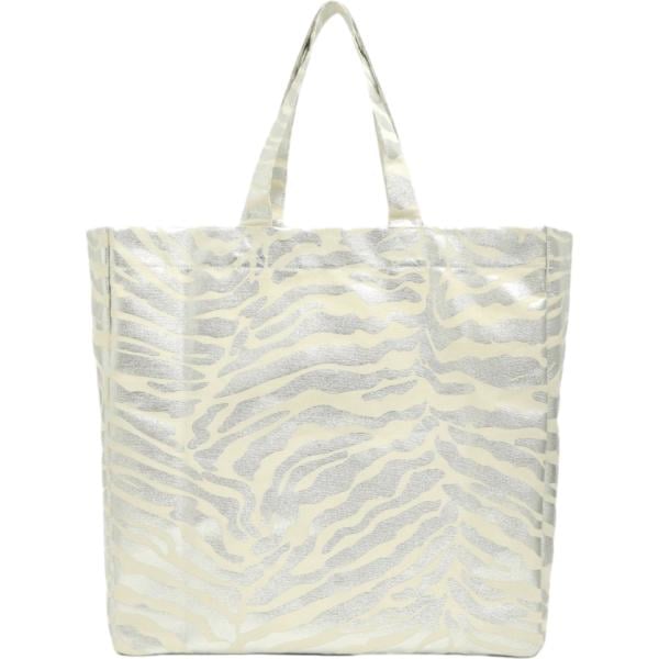 shopping bag Terranova bianco animalier
