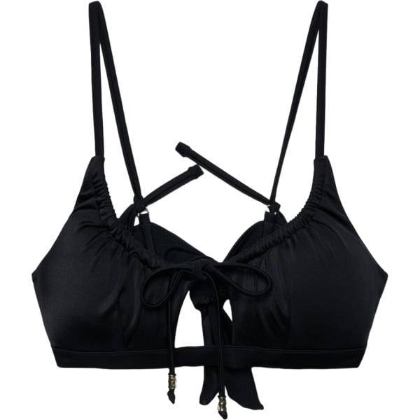 bikini Terranova nero tinta unita