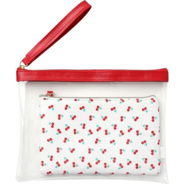 pochette Terranova bianco con stampe