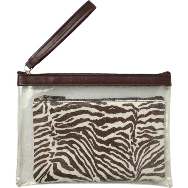 pochette Terranova multicolore animalier