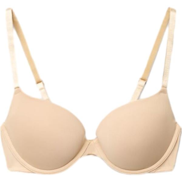 Reggiseno da donna con ferretto in beige sabbia con spalline completo Terranova