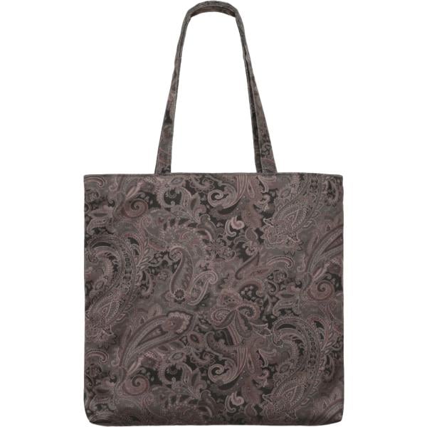 Borsa tote da donna in marrone scuro con stampe lungo Terranova Terranova