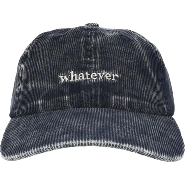 Cappello con visiera da uomo in blu scuro con stampe con cinturino in velluto Terranova
