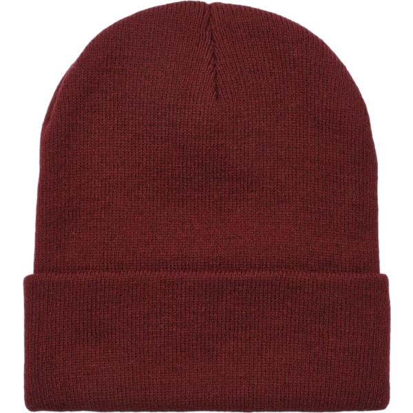 Beanie da donna in bordeaux lavorato a maglia Terranova