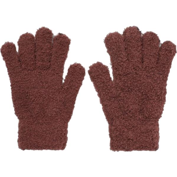 Guanti da donna in marrone scuro Terranova