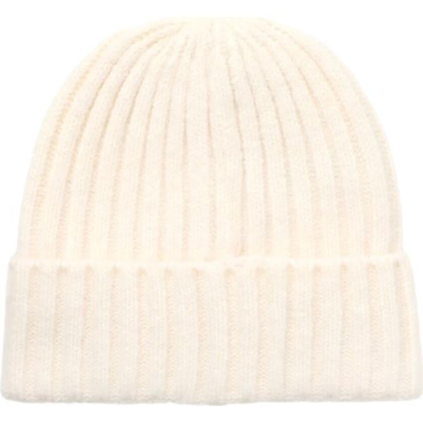 Beanie da uomo in bianco neve lavorato a maglia Terranova