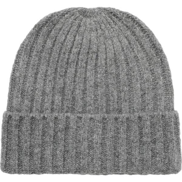 Beanie da uomo in grigio scuro lavorato a maglia Terranova