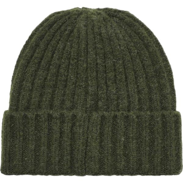Beanie da uomo in verde chiaro lavorato a maglia Terranova