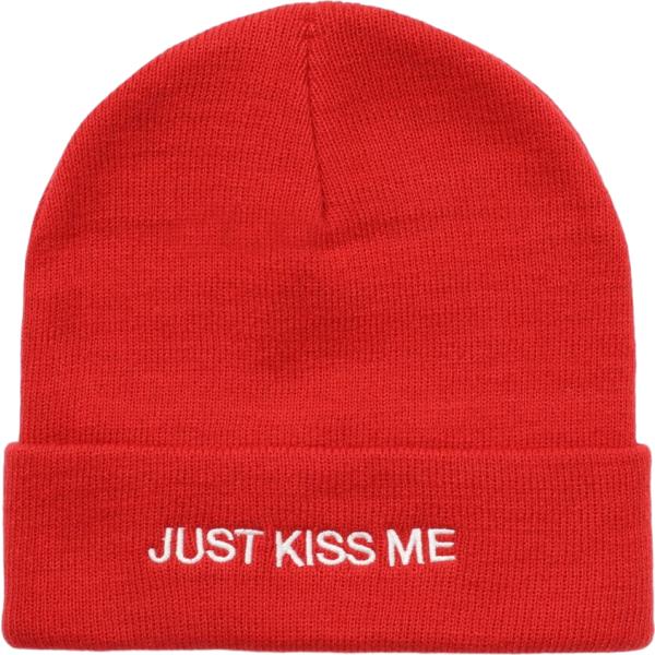 Beanie da donna in rosso classico con stampe Terranova