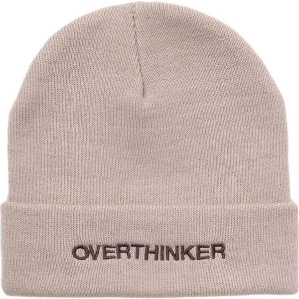 Beanie da donna in grigio chiaro con stampe Terranova