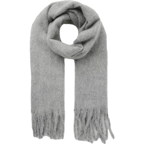 Sciarpa da donna in grigio scuro con frange maxi Terranova Terranova