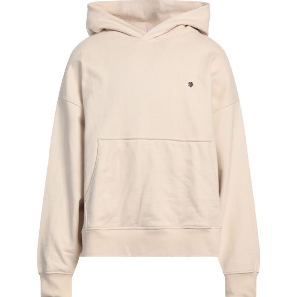 sudaderas con capucha A Paper Kid marrón un solo color