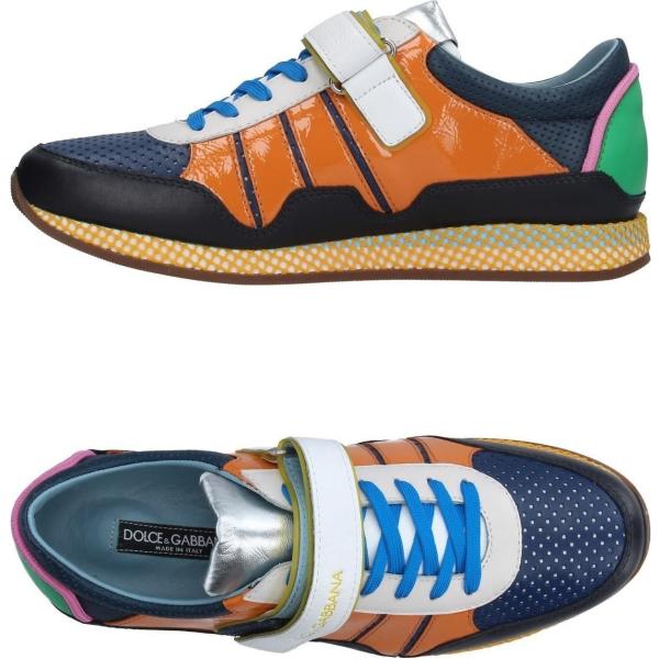 sneakers Dolce & Gabbana naranja con diseños