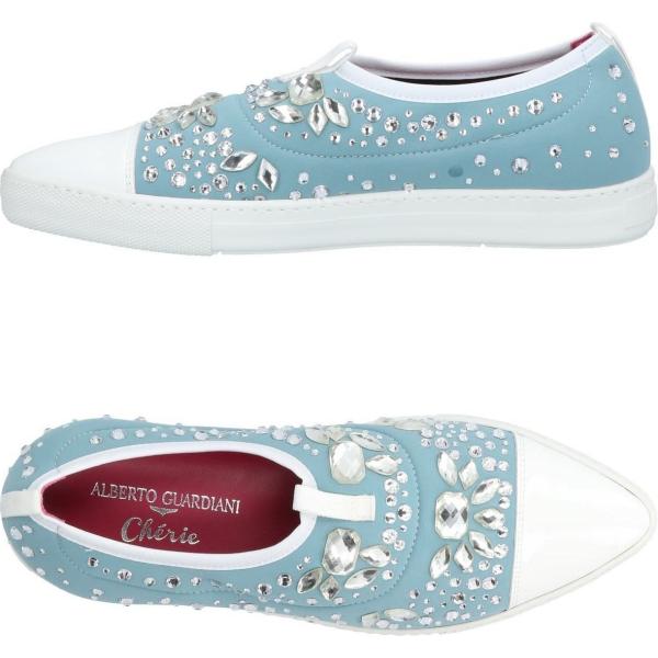 sneakers Alberto Guardiani azul un solo color