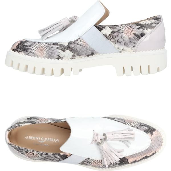 Scarpe stringate multicolore Alberto Guardiani blanco serpiente