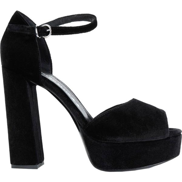 sandalias de tacón Marc Ellis negro un solo color