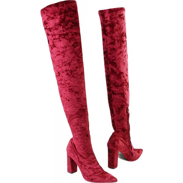 botas George J. Love violeta un solo color
