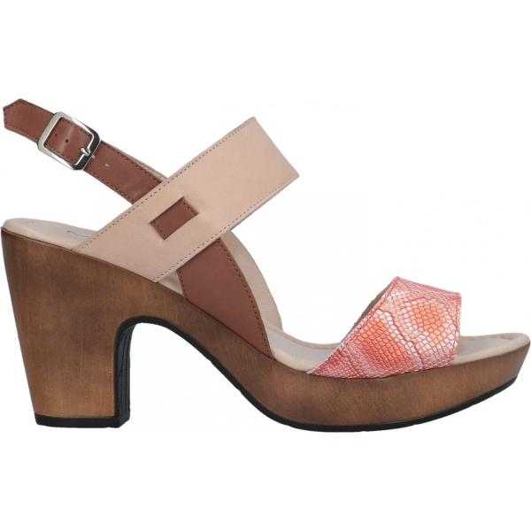 sandalias de tacón MOT-CLè multicolor con diseños