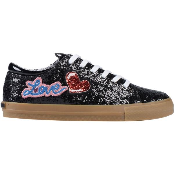 Sneakers Love Moschino negro un solo color