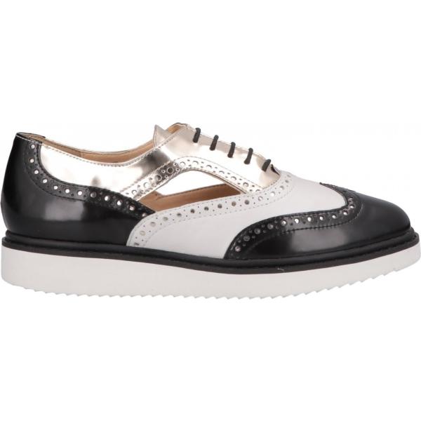 Scarpe stringate multicolore Geox negro con diseños
