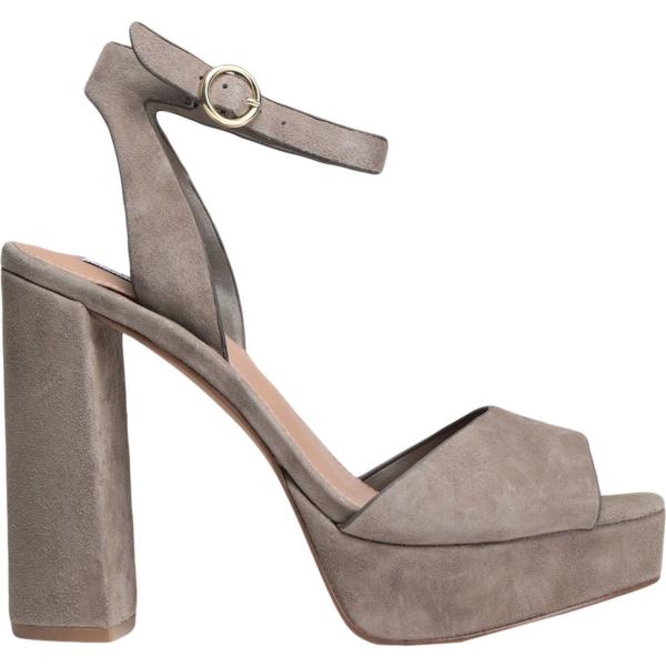 sandalias de tacón Steve Madden verde un solo color