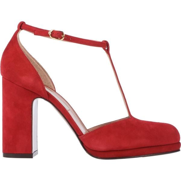 Bailarinas y zapatos planos L Autre Chose rojo un solo color