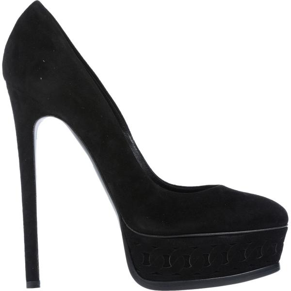Stiletti Casadei negro un solo color