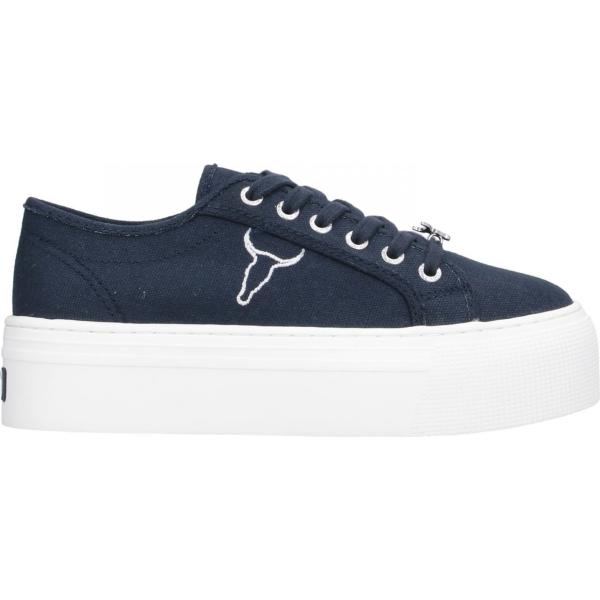 sneakers Windsor Smith azul un solo color