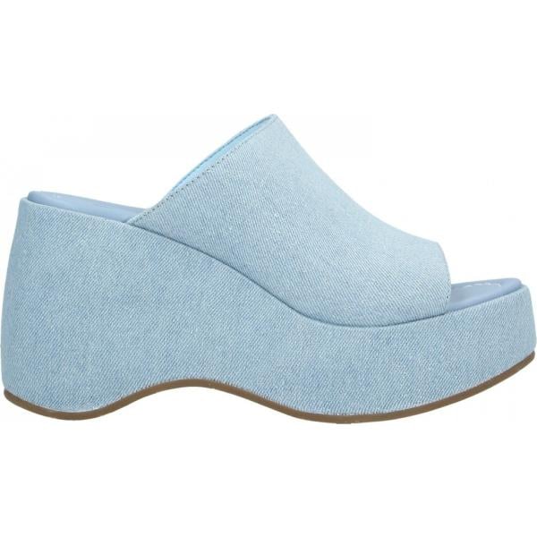 Sandalias, zuecos, mules y chanclas de moda in denim Fornarina un solo color