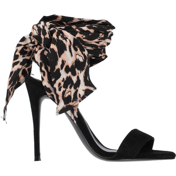 sandalias romanas Steve Madden negro un solo color