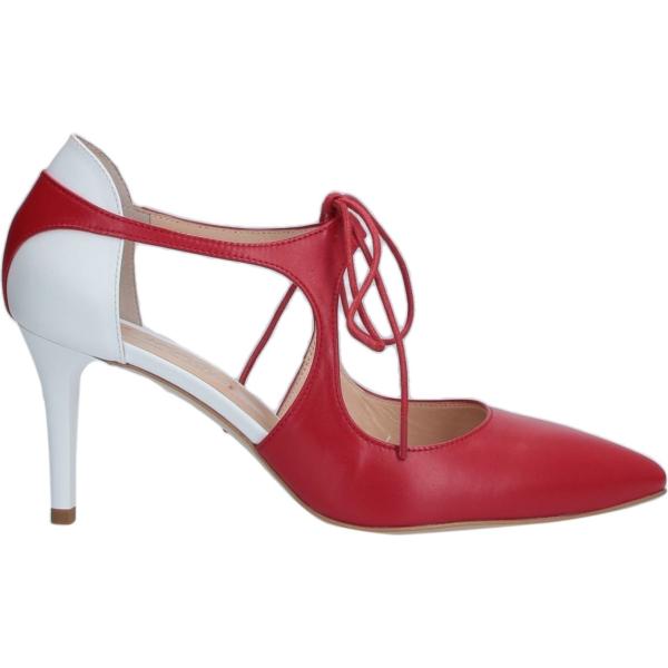 Bailarinas y zapatos planos Bruglia rojo con diseños