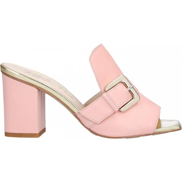 Sandalias, zuecos, mules y chanclas de moda Roberta Paci rosa un solo color