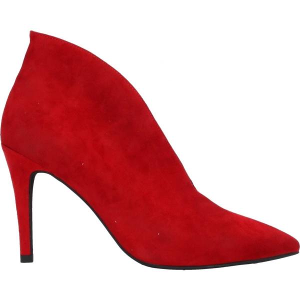 botines Jeffrey Campbell rojo un solo color