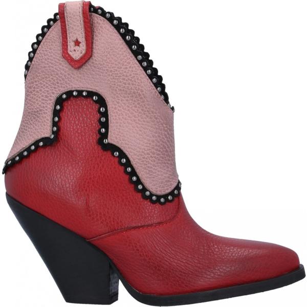 botines Divine Follie rojo con diseños