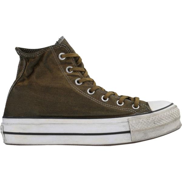 sneakers Converse verde un solo color