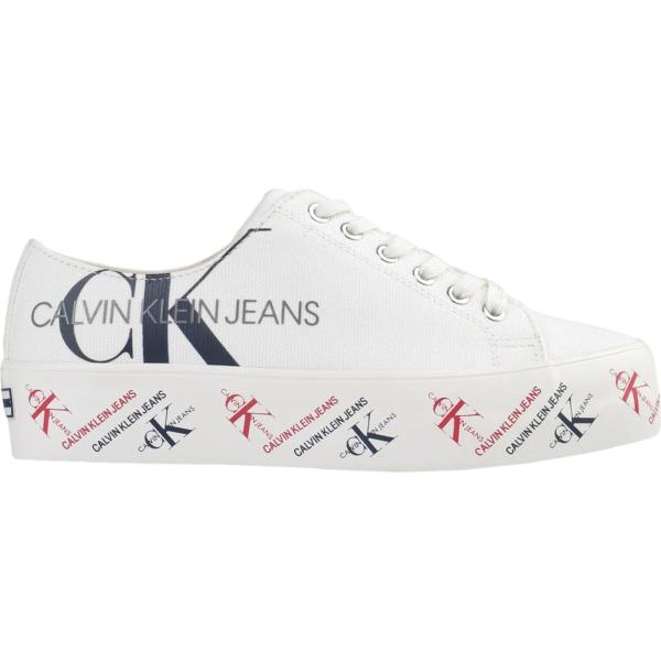 sneakers Calvin Klein Jeans blanco con diseños