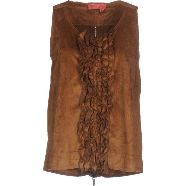 top Manila Grace Denim marrón