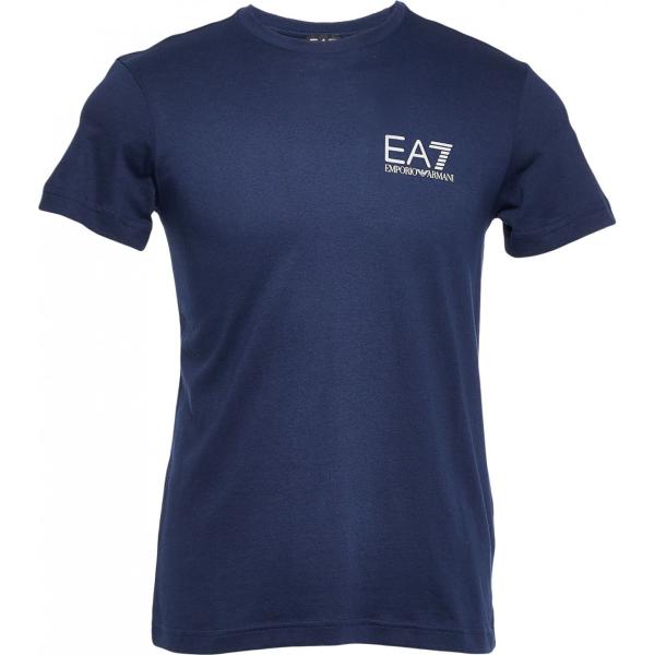 camiseta Ea7 azul con diseños