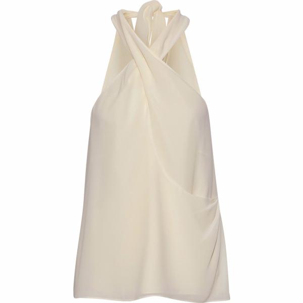 top Haute Hippie blanco un solo color