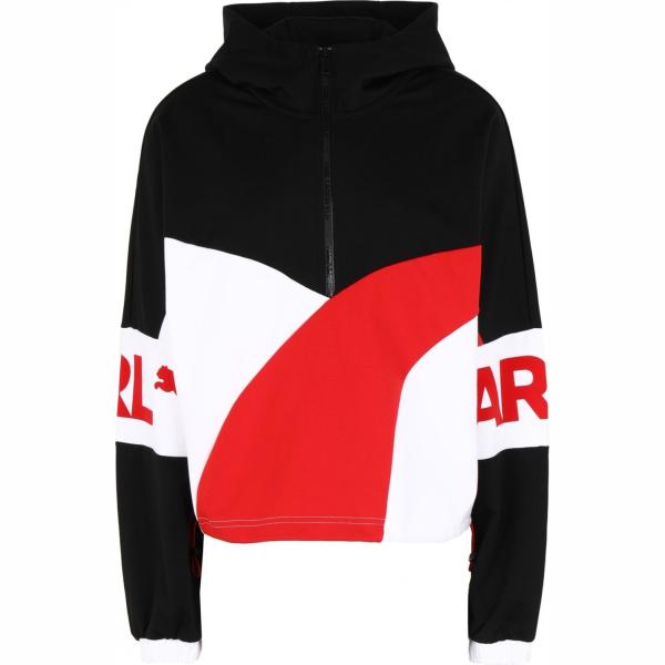 Top jersey multicolore PUMA x KARL LAGERFELD negro con diseños