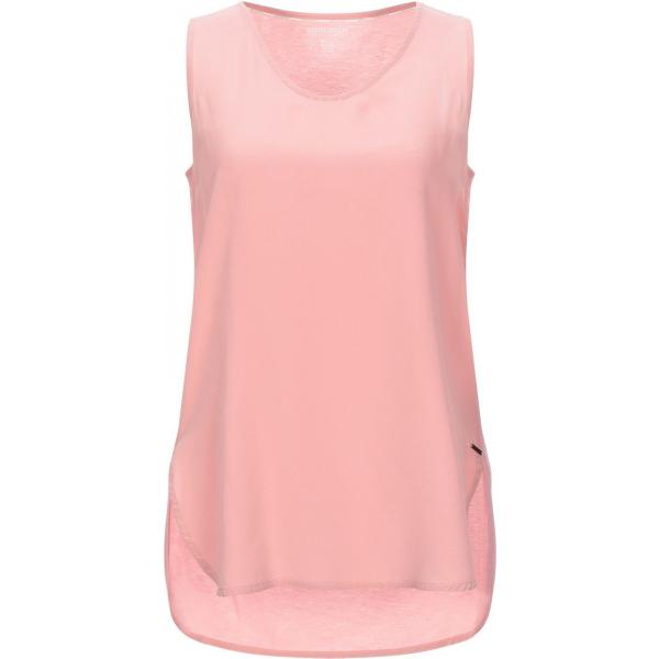 Top jersey Woolrich rosa un solo color
