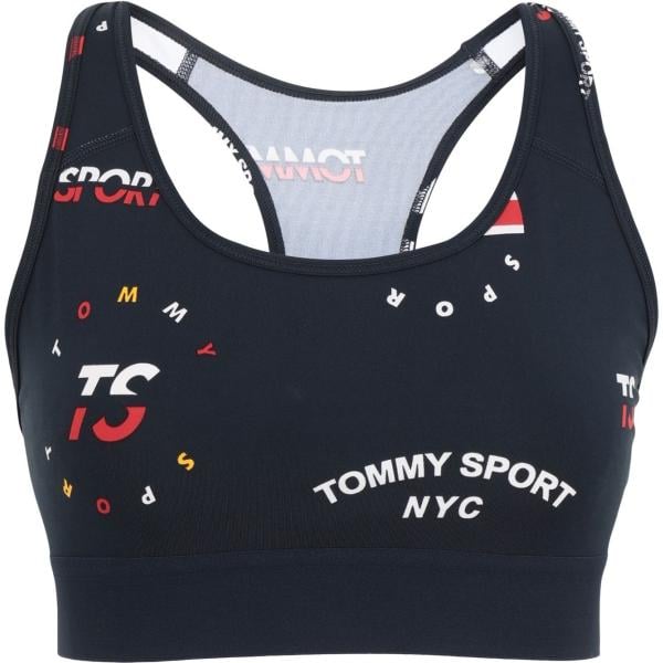 top Tommy Sport azul con diseños
