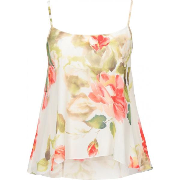 top Carla G. blanco de flores