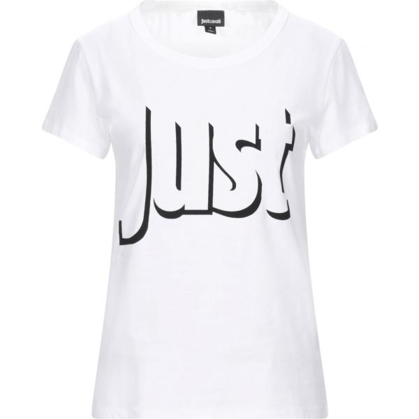 Top jersey Just Cavalli blanco con diseños