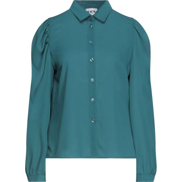 Camisa verde oscuro mujer hot sale